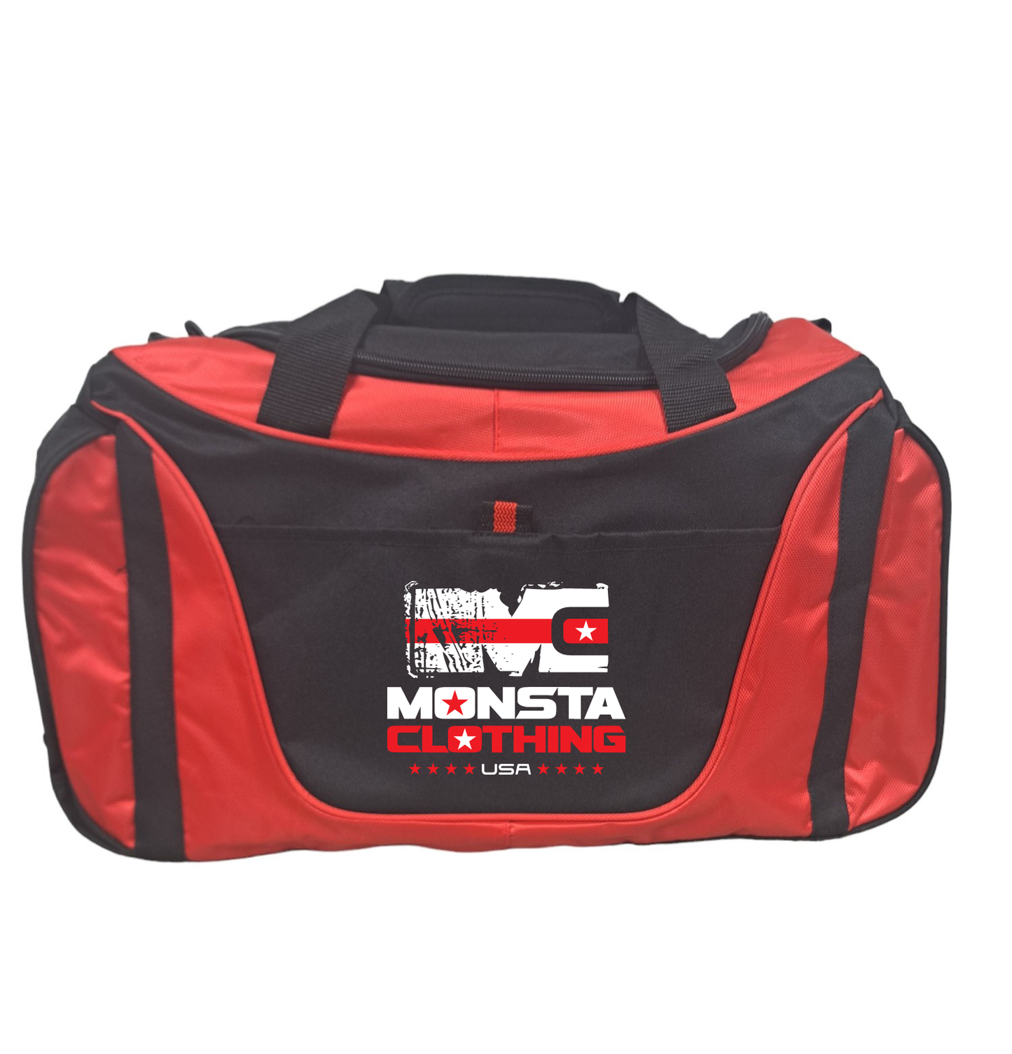 Monsta Mid Size Bag - Never Back Down - Red Stripe