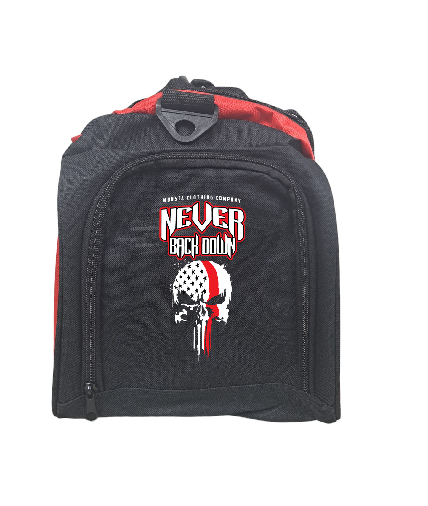 Monsta Mid Size Bag - Never Back Down - Red Stripe