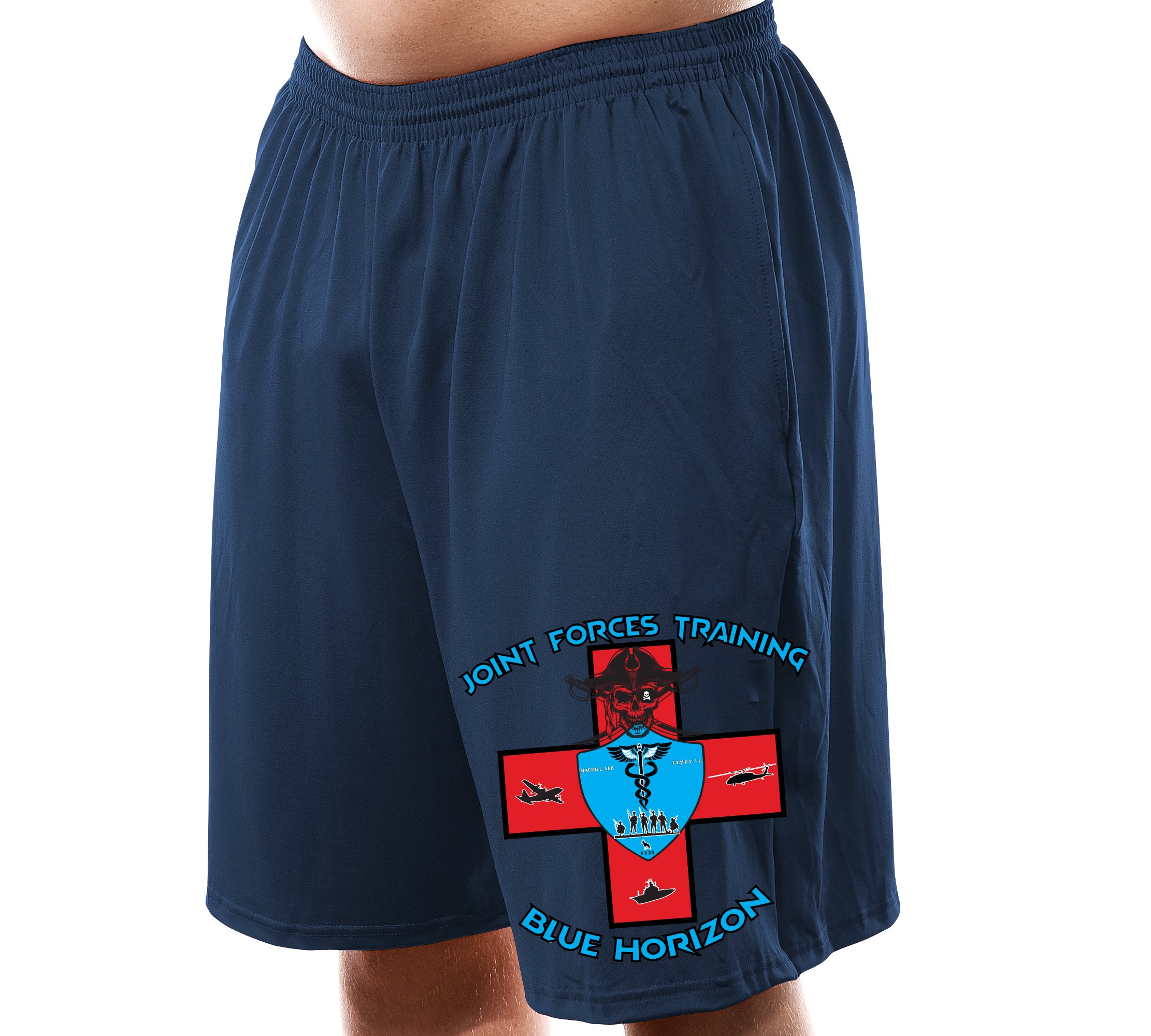 Blue Horizon - Poly Dri Shorts